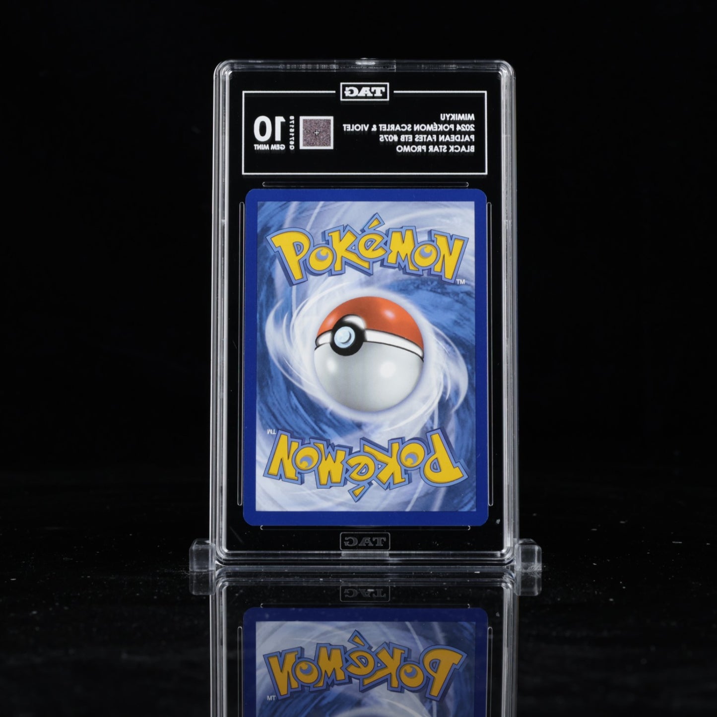TAG 10 - Mimikyu 075 SVP Black Star Promo - Paldean Fates ETB Pokemon TCG