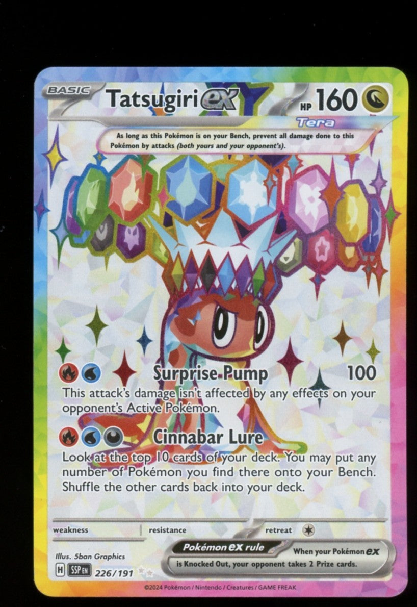 Tatsugiri ex 226/191 Terastal Full Art Surging Sparks Pokemon Scarlet Violet NM