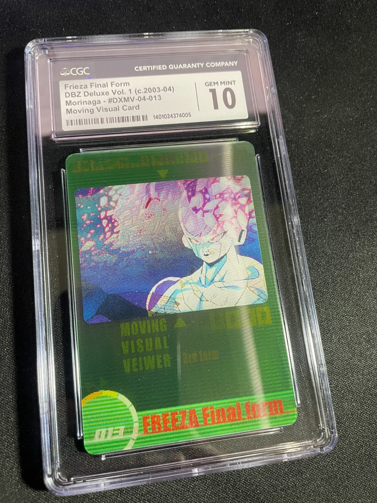 CGC 10 - Frieza Final Form #013 3D Morinaga Dragon Ball Z Wafer Cards Part 1 Gem