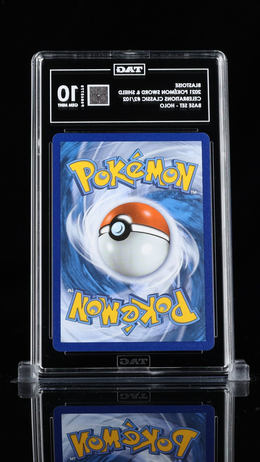 TAG 10 - Blastoise 2/102 - Celebrations Classic Collection Pokemon 25th Gem Mint