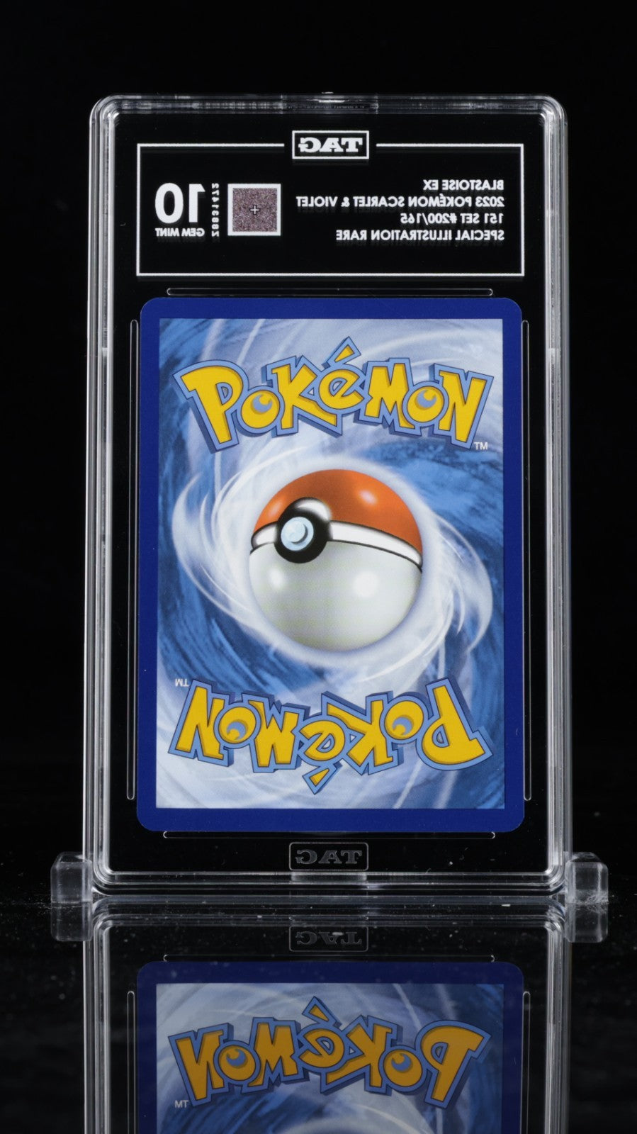TAG 10 - Blastoise ex 200/165 Special Illustration Rare - Pokemon 151 English