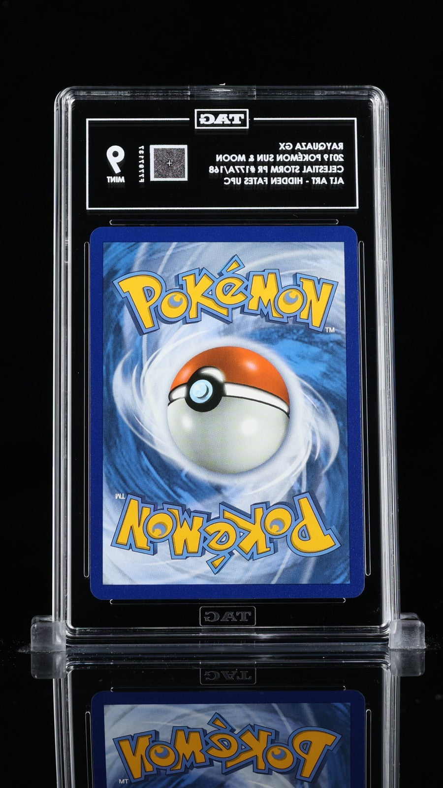 TAG 9 - Rayquaza GX 177a/168 Shiny Alternate Art Hidden Fates Pokemon Sun & Moon