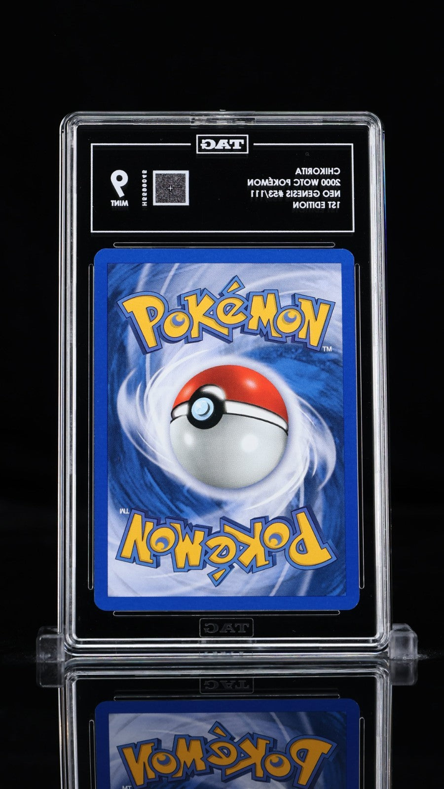 TAG 9 - Chikorita 53/111 1st Edition Common - Pokemon Neo Genesis WOTC Vintage