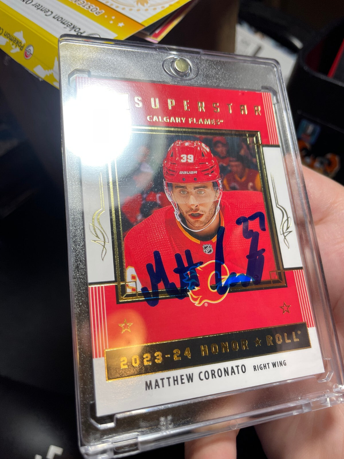 Matthew Coronato #HR37 Honor Roll Rookie 2023-34 Upper Deck Series 2 AUTO JSA LP