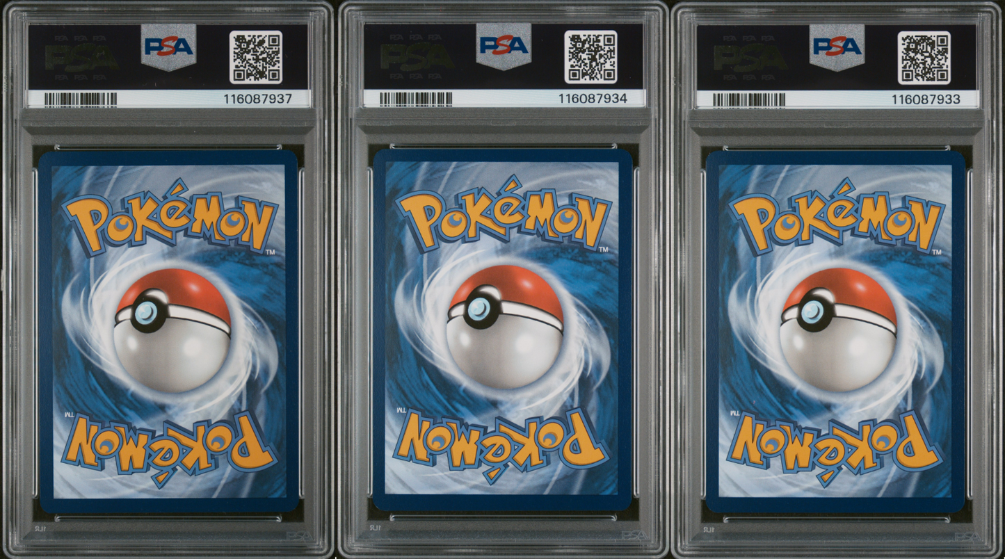 PSA 9 Set Feraligatr Pikachu 214 Toxtricity ex Pokemon Illustration Contest 2024