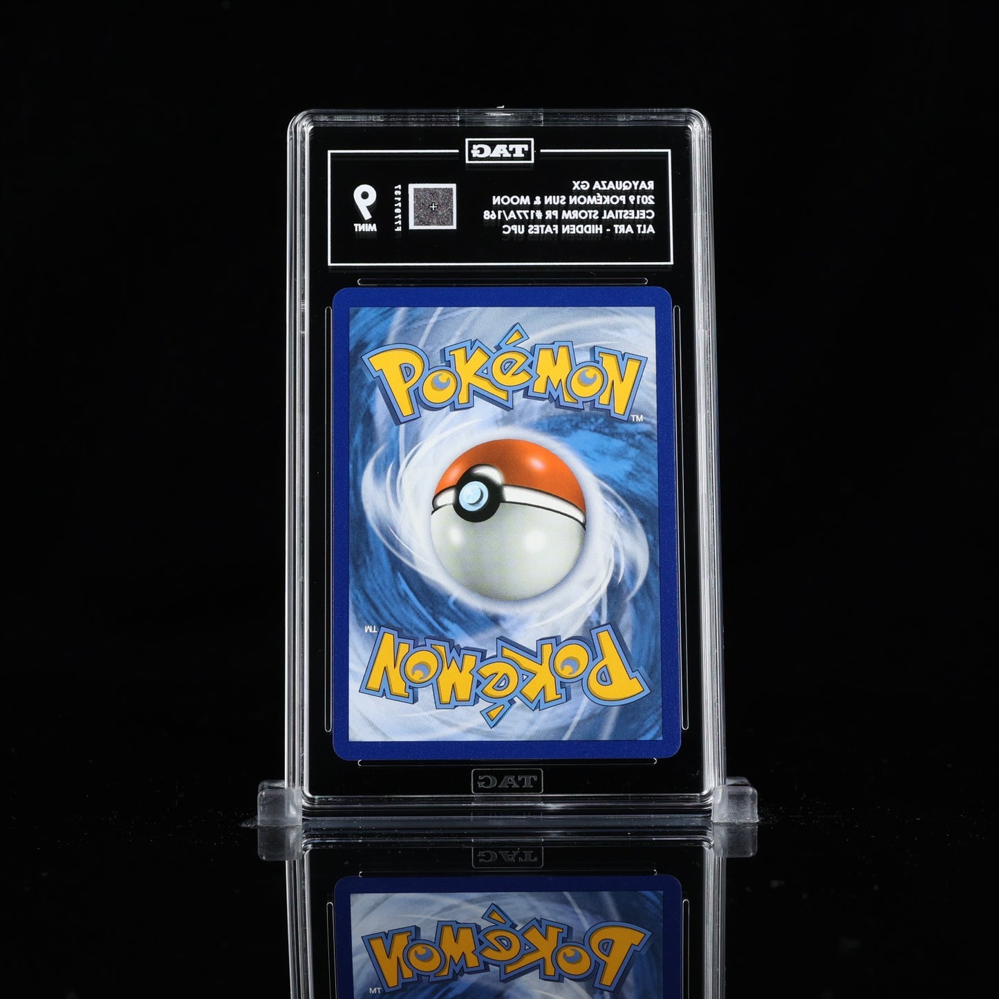 TAG 9 - Rayquaza GX 177a/168 Shiny Alternate Art Hidden Fates Pokemon Sun & Moon