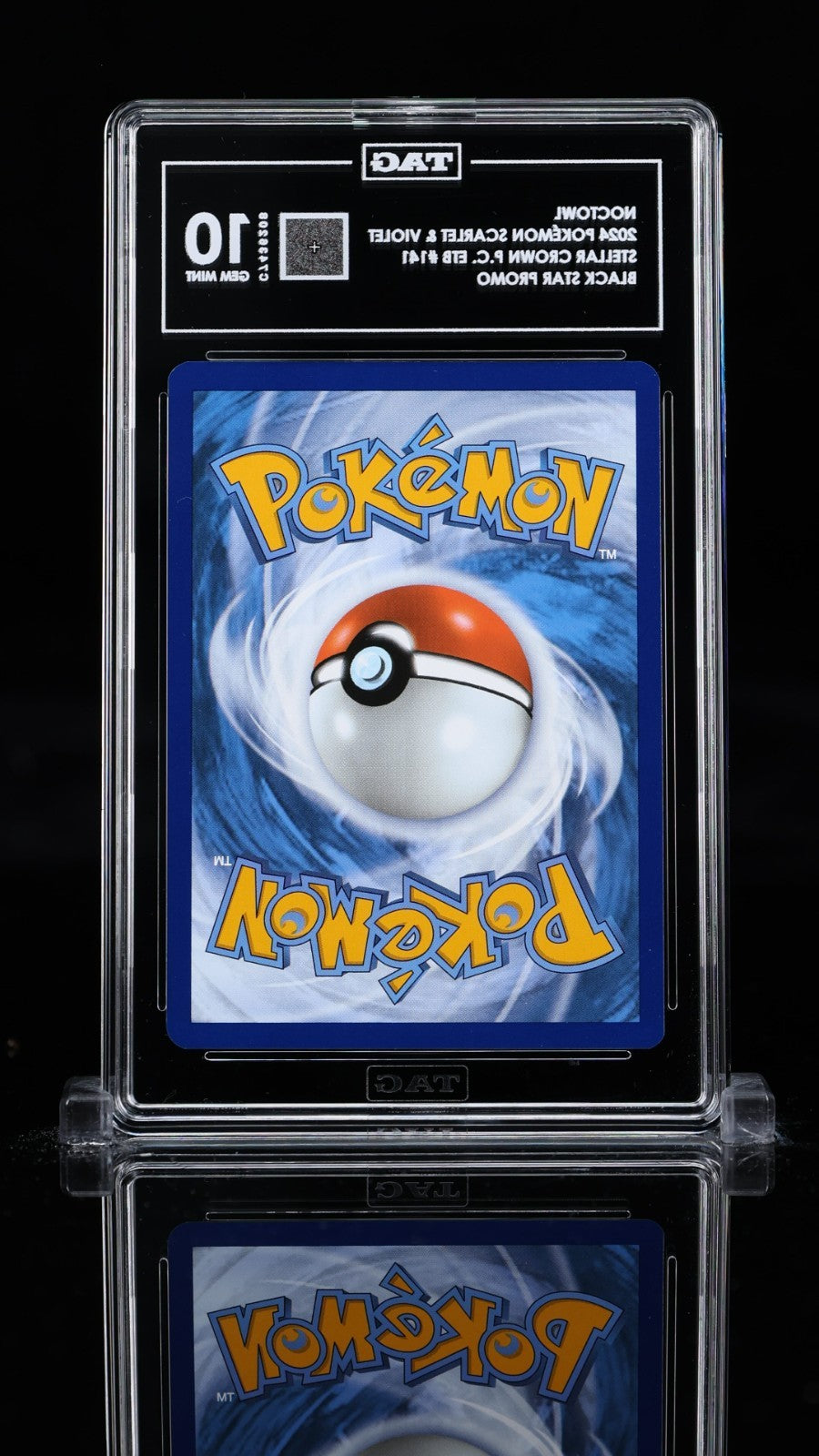 TAG 10 - Noctowl 141 SVP Pokemon Center STAMPED Promo - Stellar Crown PC ETB