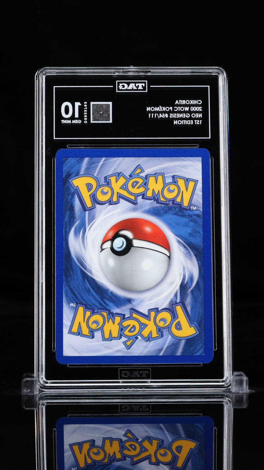 TAG 10 - Chikorita 54/111 1st Edition Common - Pokemon Neo Genesis WOTC Vintage