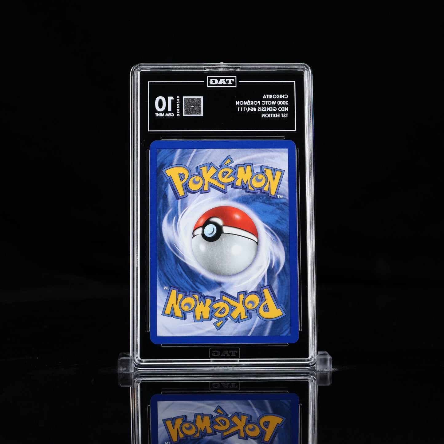 TAG 10 - Chikorita 54/111 1st Edition Common - Pokemon Neo Genesis WOTC Vintage