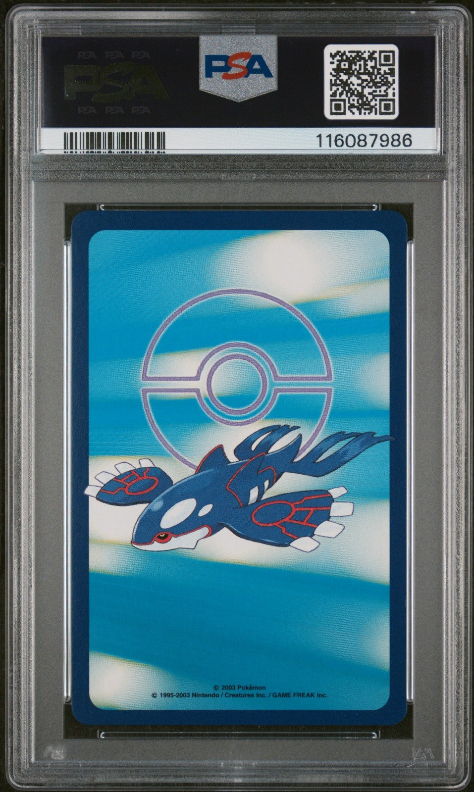 PSA 10 - Pikachu Ace of Spades Pokemon Sapphire Poker Playing Card 2003 POP 12!