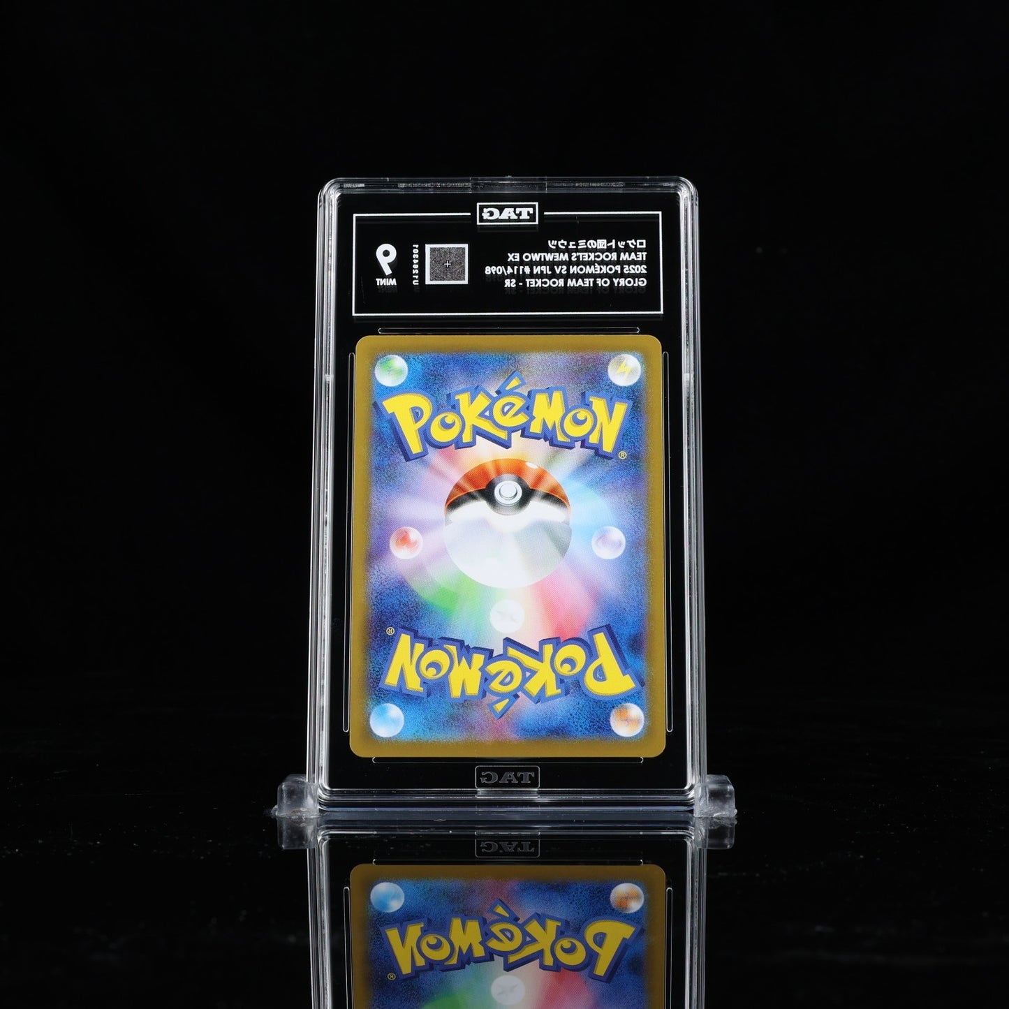 TAG 9 - Team Rocket's Mewtwo ex 114/098 SR - Glory of Team Rocket Pokemon sv10