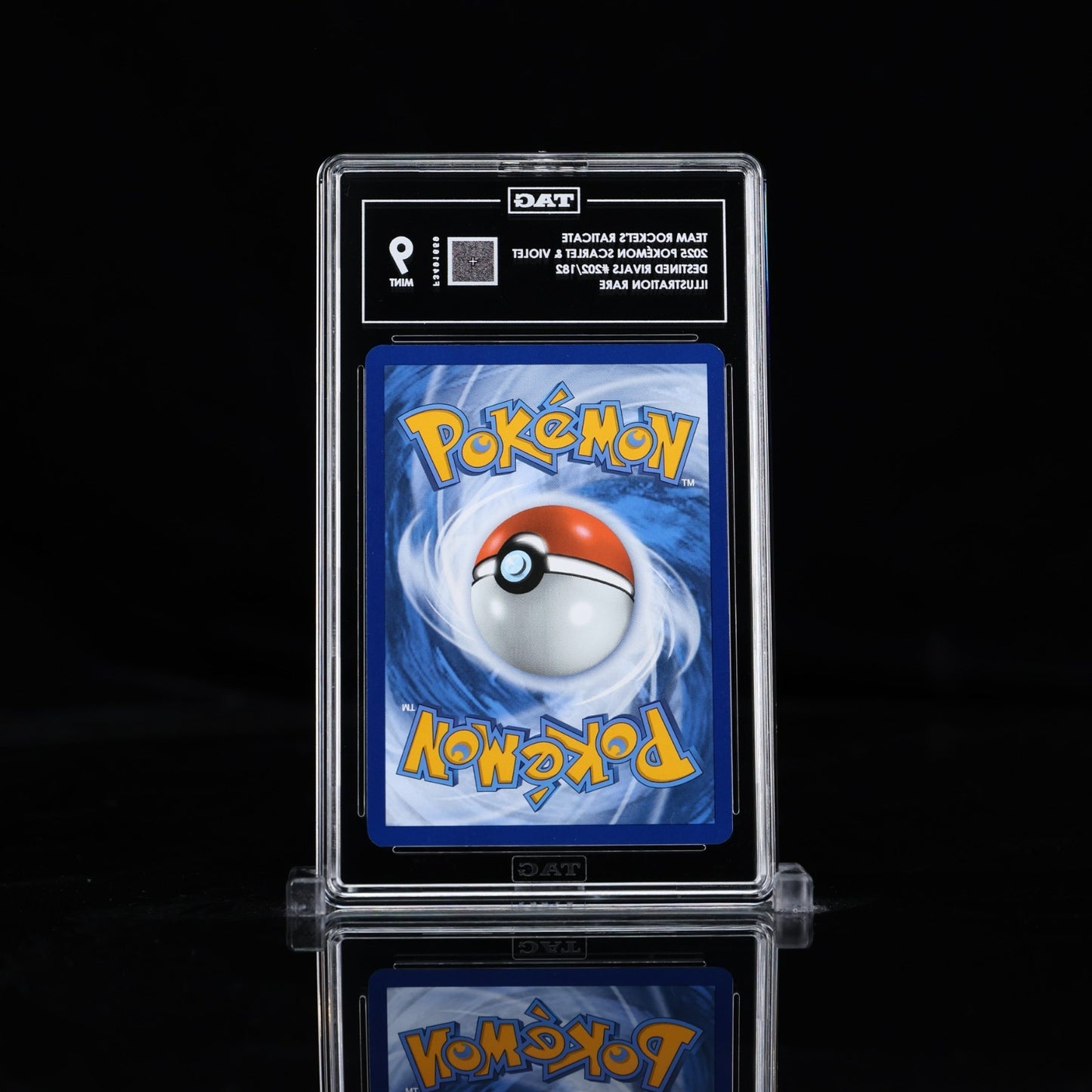 TAG 9 - Team Rocket's Raticate 202/182 Illustration Rare Pokemon Destined Rivals