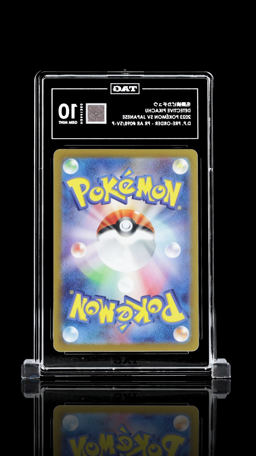 TAG 10 - Detective Pikachu 098/SV-P Pre-Order Promo Pokemon Japanese Gem Mint