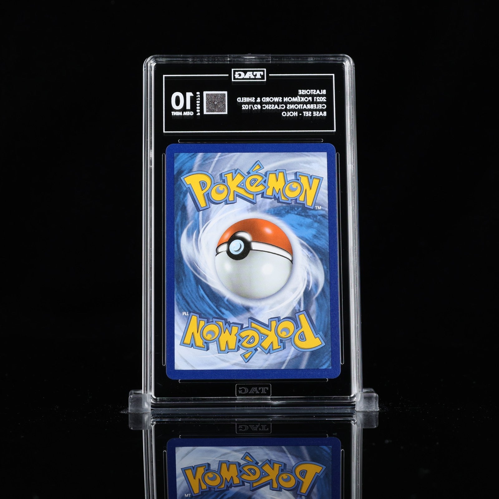 TAG 10 - Blastoise 2/102 - Celebrations Classic Collection Pokemon 25th Gem Mint