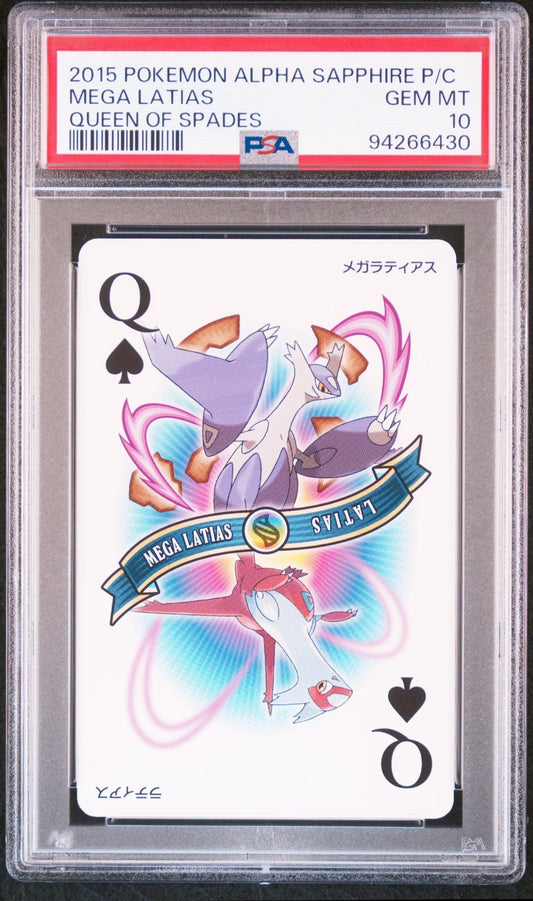 PSA 10 - Mega Latias - Pokemon Alpha Sapphire Poker Playing Card 2015 POP 7!