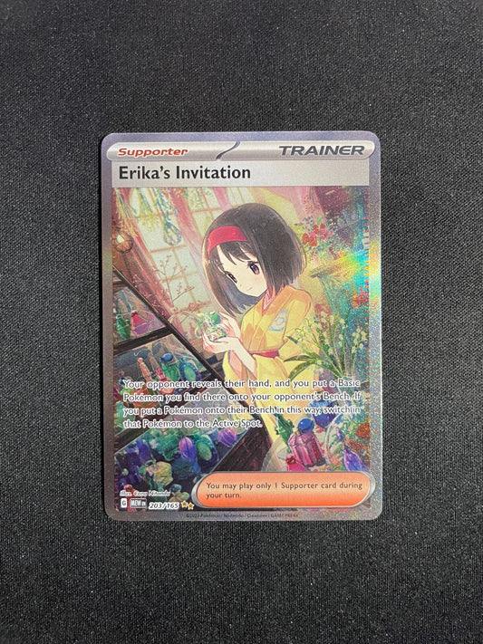 Erika's Invitation 203/165 Special Illustration Rare - Pokemon 151 English - NM