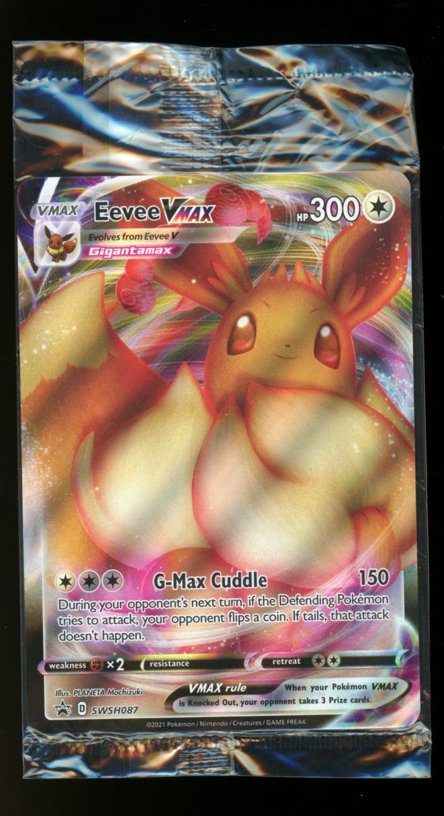 Eevee VMAX SWSH087 Black Star Promo - Shining Fates ETB Pokemon TCG SEALED NM