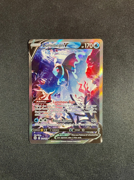 Lumineon V 156/172 Alternate Art - Brilliant Stars Pokemon Sword & Shield - NM