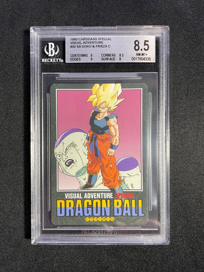 BGS 8.5 - Son Goku & Frieza #30 - Dragon Ball Visual Adventure Special 1993