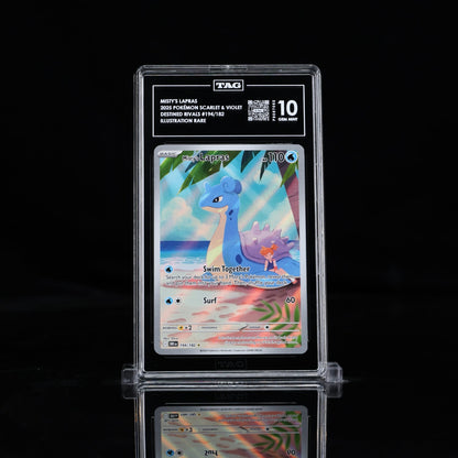 TAG 10 Misty's Lapras 194/182 Illustration Rare Pokemon Destined Rivals Gem Mint