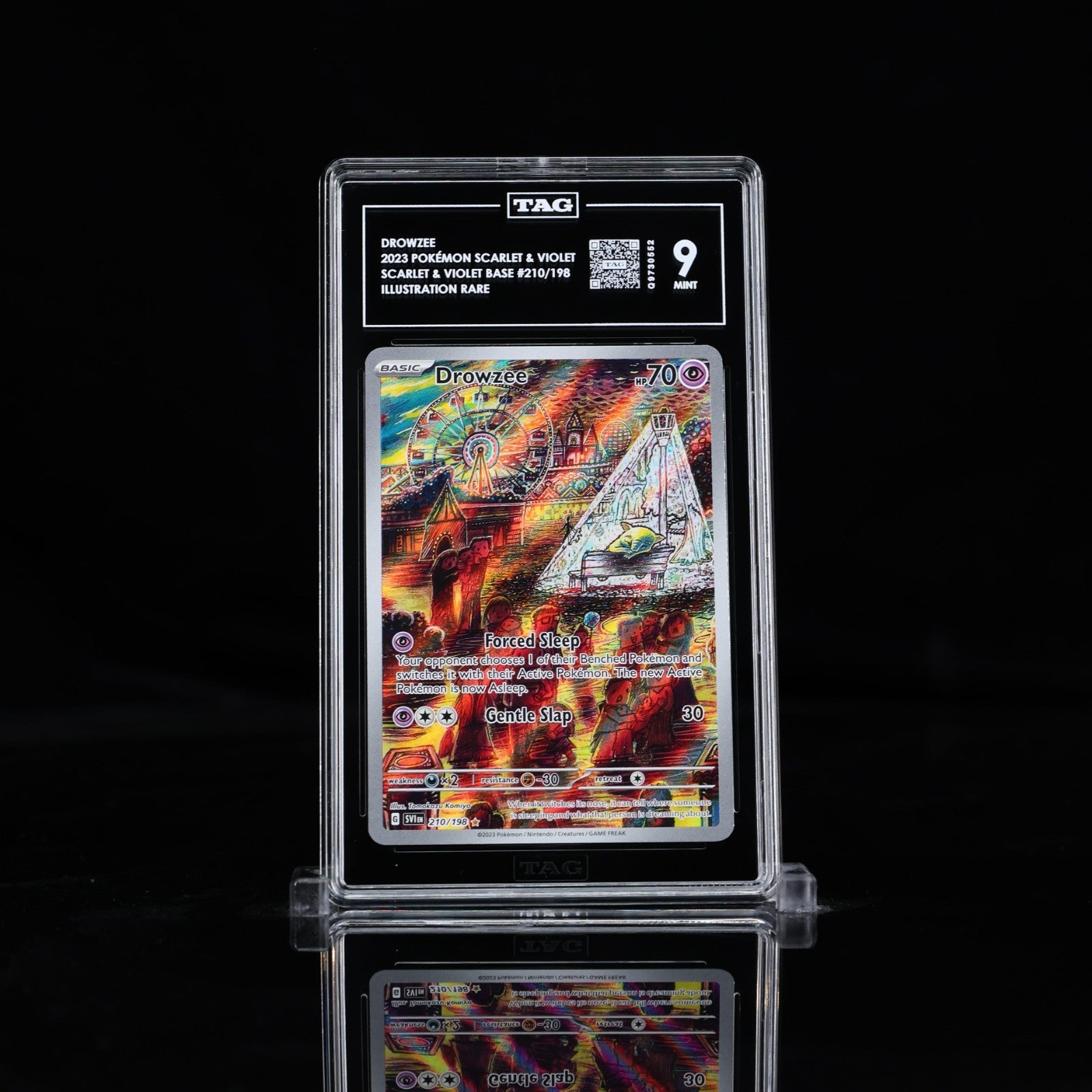 TAG 9 - Drowzee 210/198 Illustration Rare - Pokemon Scarlet & Violet Base Komiya