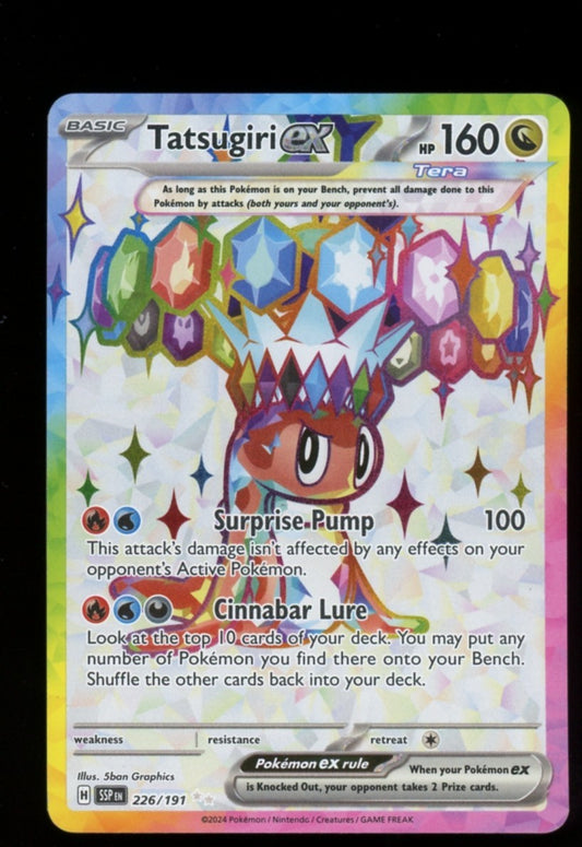 Tatsugiri ex 226/191 Terastal Full Art  Surging Sparks Pokemon Scarlet Violet NM
