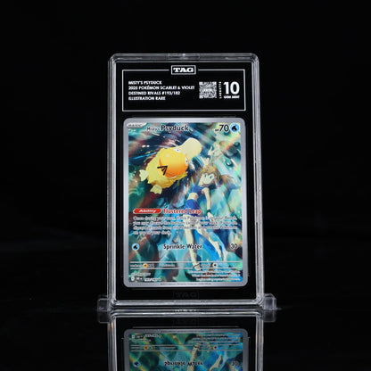 TAG 10 Mistys Psyduck 193/182 Illustration Rare Pokemon Destined Rivals Gem Mint
