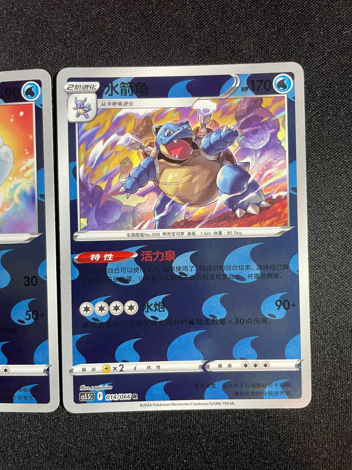 Blastoise Evolution Line 012-014/066 Reverse Holos Pokemon GO Chinese Exclusives