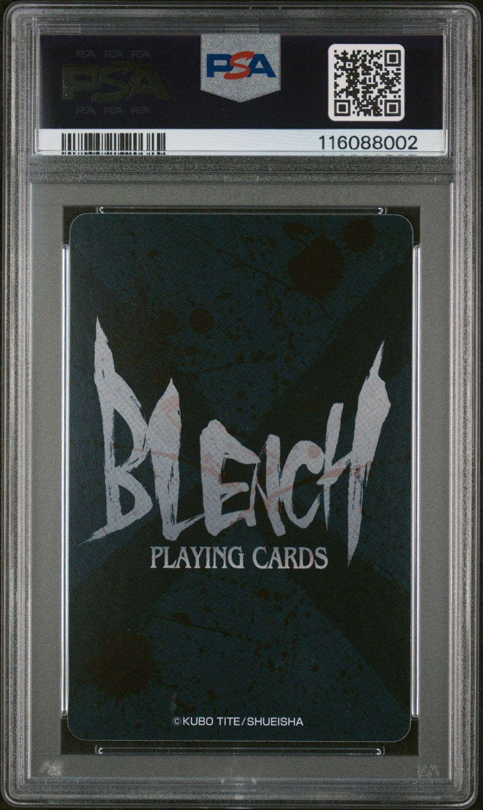 PSA 10 - Ichigo Kurosaki Ace of Spades Bleach Quotes Poker Playing Card - POP 2!