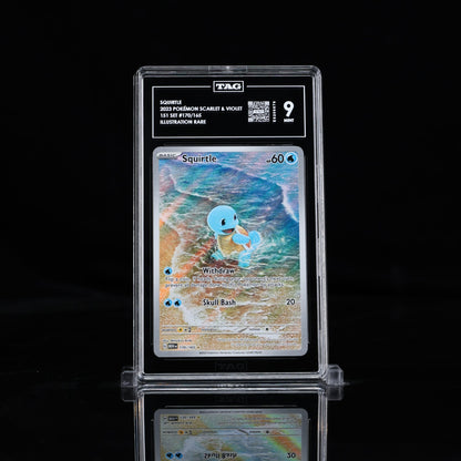 TAG 9 - Squirtle 170/165 Illustration Rare  Pokemon 151 English Scarlet & Violet