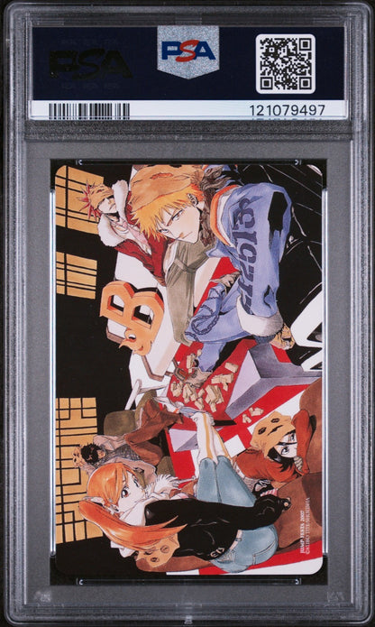 PSA 9 - Yoruichi Shihoin Q. of Spades Bleach Jump Festa 2006 Poker Playing Card