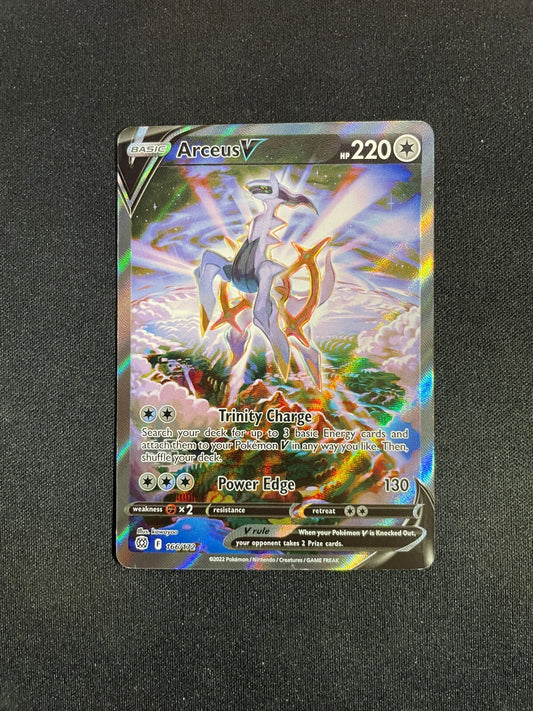 Arceus V 166/172 Alternate Art - Brilliant Stars Pokemon Sword & Shield - MP