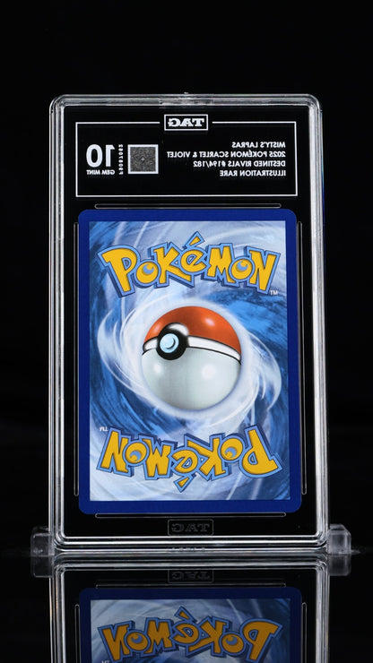 TAG 10 Misty's Lapras 194/182 Illustration Rare Pokemon Destined Rivals Gem Mint