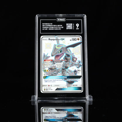 TAG 9 - Rayquaza GX 177a/168 Shiny Alternate Art Hidden Fates Pokemon Sun & Moon