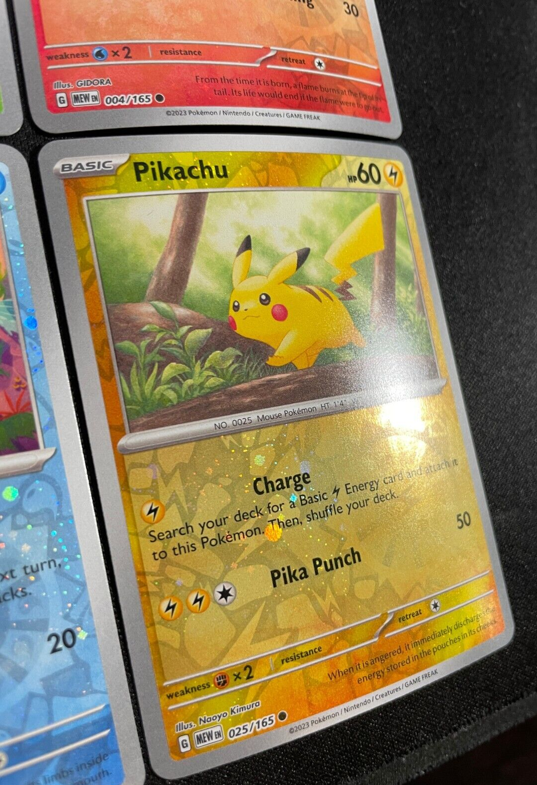 Pikachu Bulbasaur Charmander & Squirtle - Pokemon 151 Costco Mini Tin Promos  NM