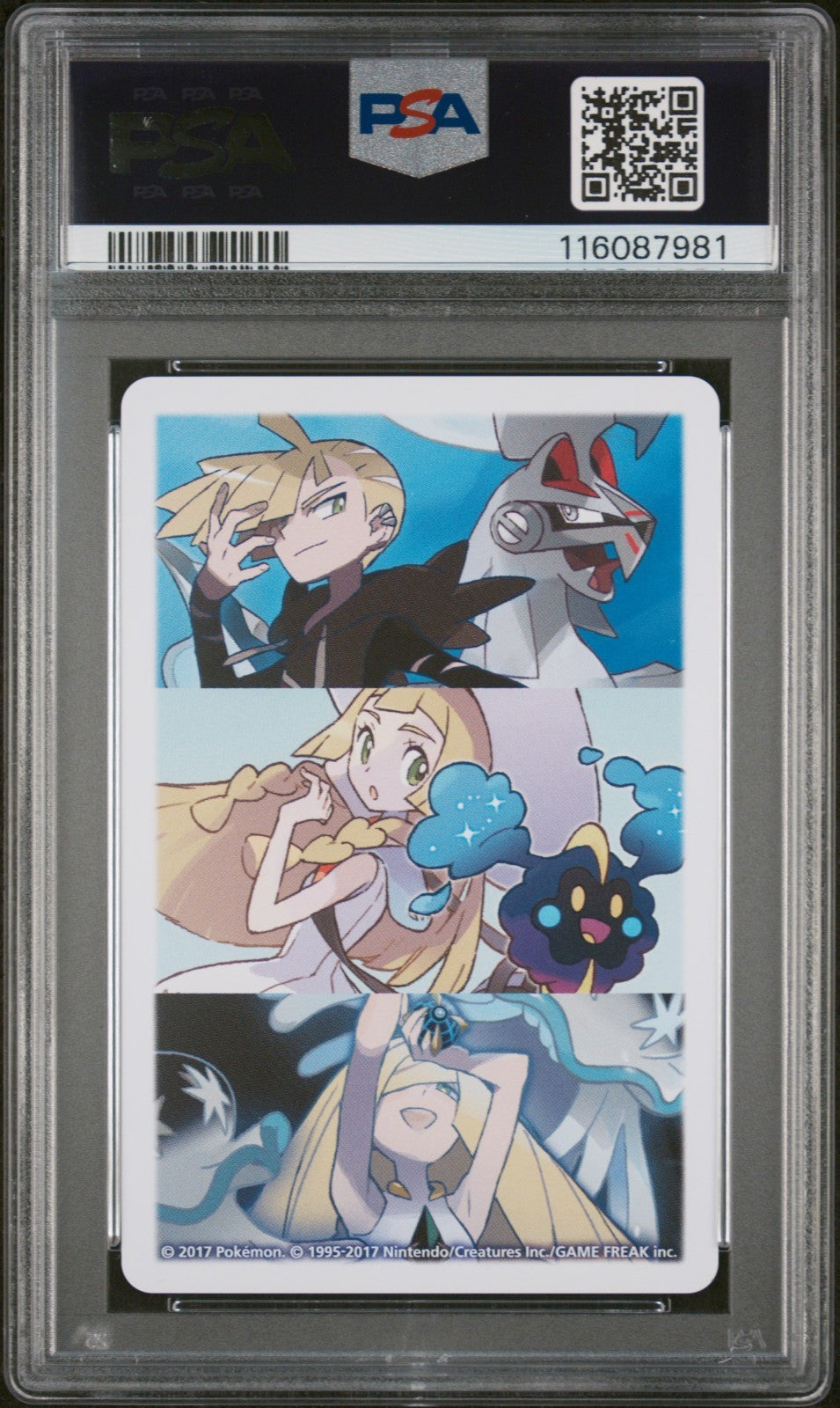 PSA 10 Sequential - Lillie Cosmog Lunala & Solgaleo Hearts Set - Pokemon Poker