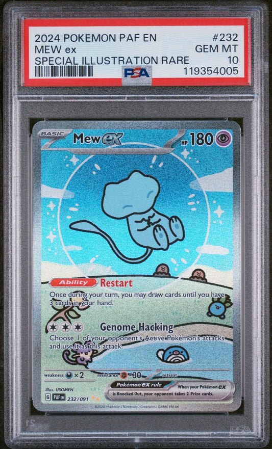 PSA 10 - Bubble Mew ex 232/091 Special Illustration Rare - Pokemon Paldean Fates