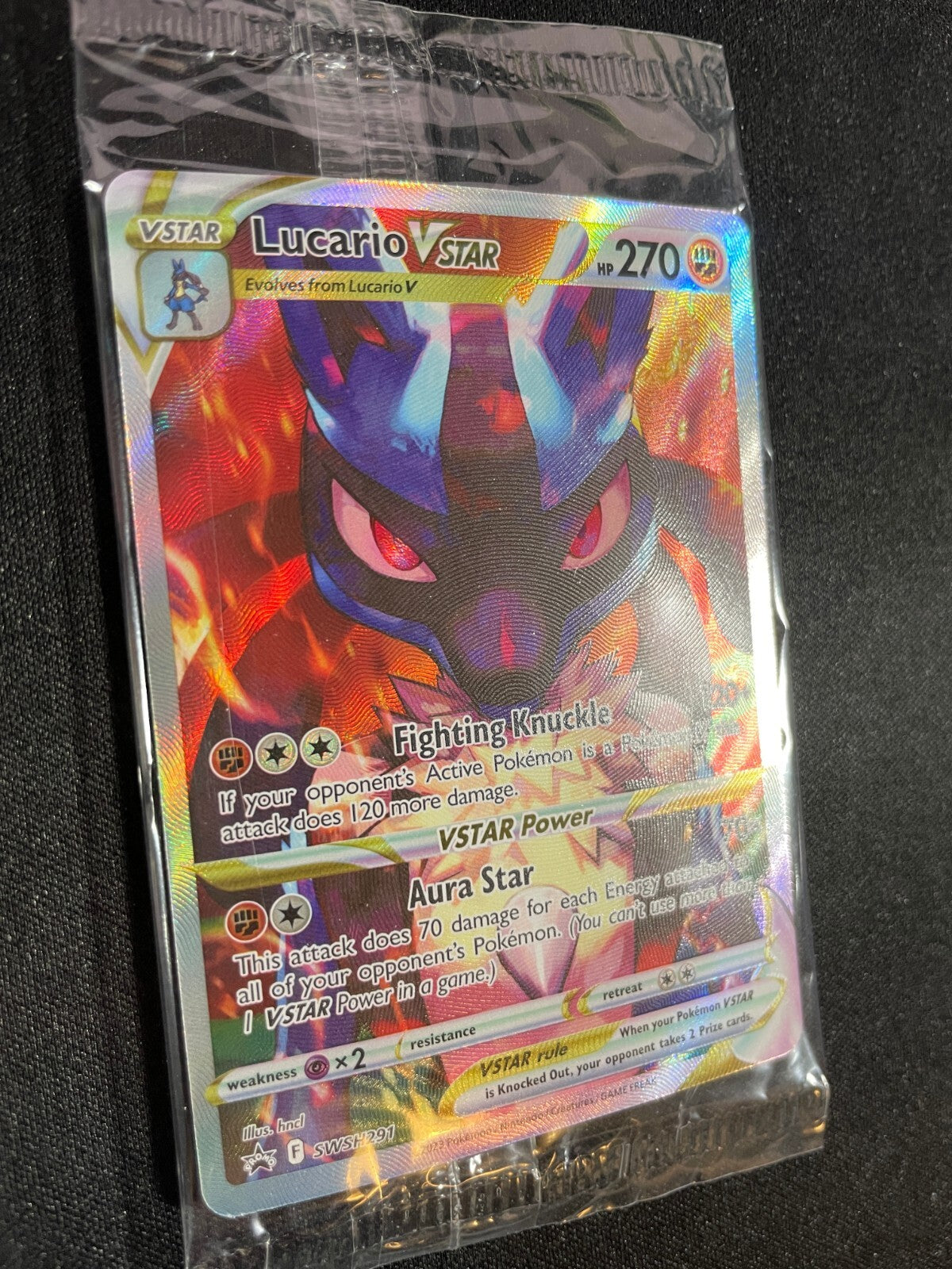 Lucario VSTAR SWSH291 Black Star Promo - Crown Zenith ETB Pokemon TCG - SEALED