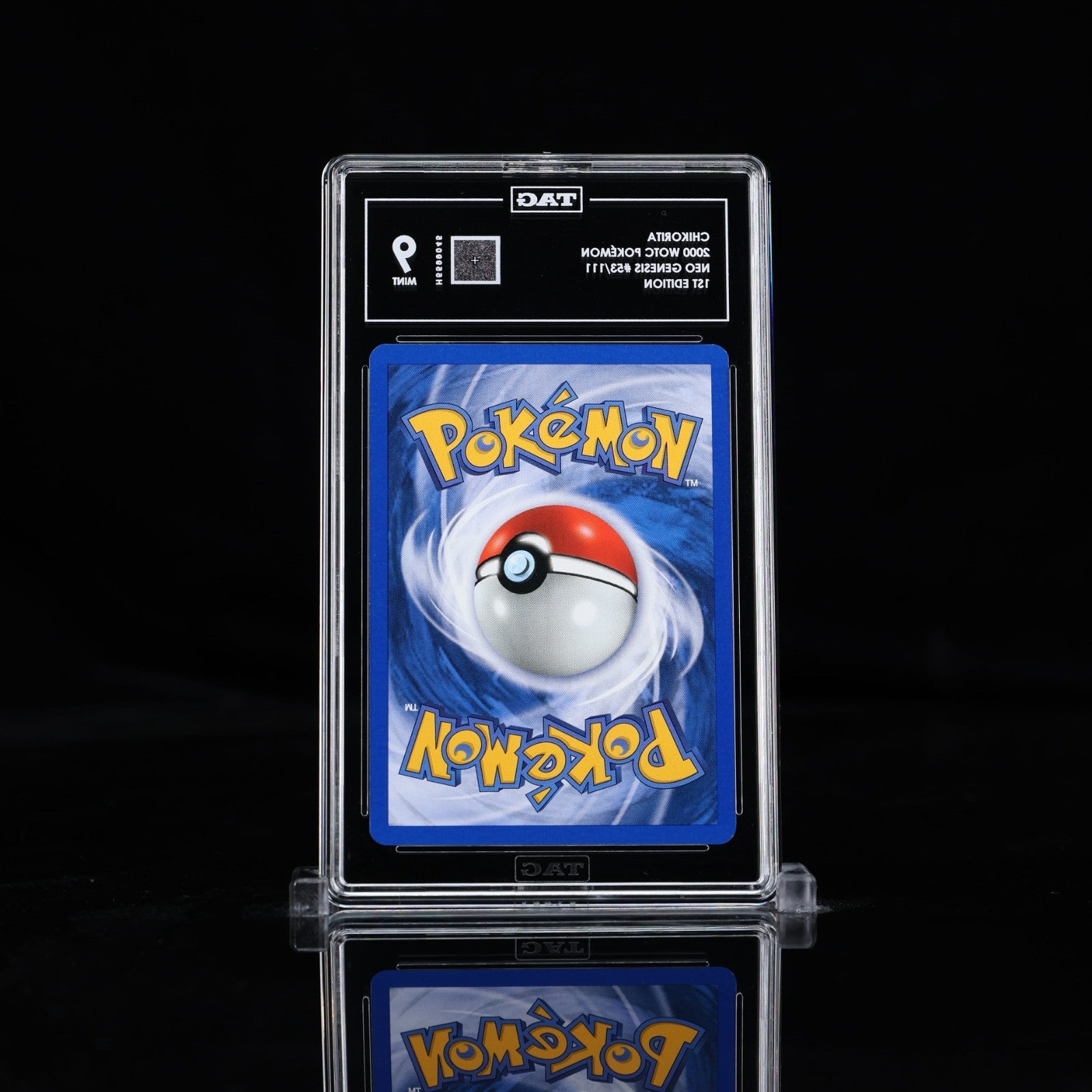 TAG 9 - Chikorita 53/111 1st Edition Common - Pokemon Neo Genesis WOTC Vintage