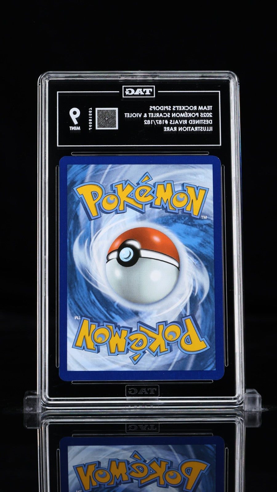 TAG 9 - Team Rocket's Spidops 187/182 Illustration Rare Pokemon Destined Rivals