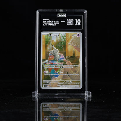 TAG 10 - Mimikyu 075 SVP Black Star Promo - Paldean Fates ETB Pokemon TCG