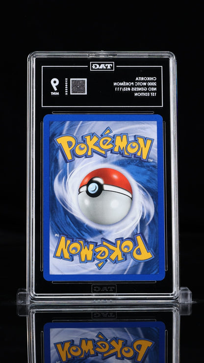 TAG 9 - Chikorita 53/111 1st Edition Common - Pokemon Neo Genesis WOTC Vintage