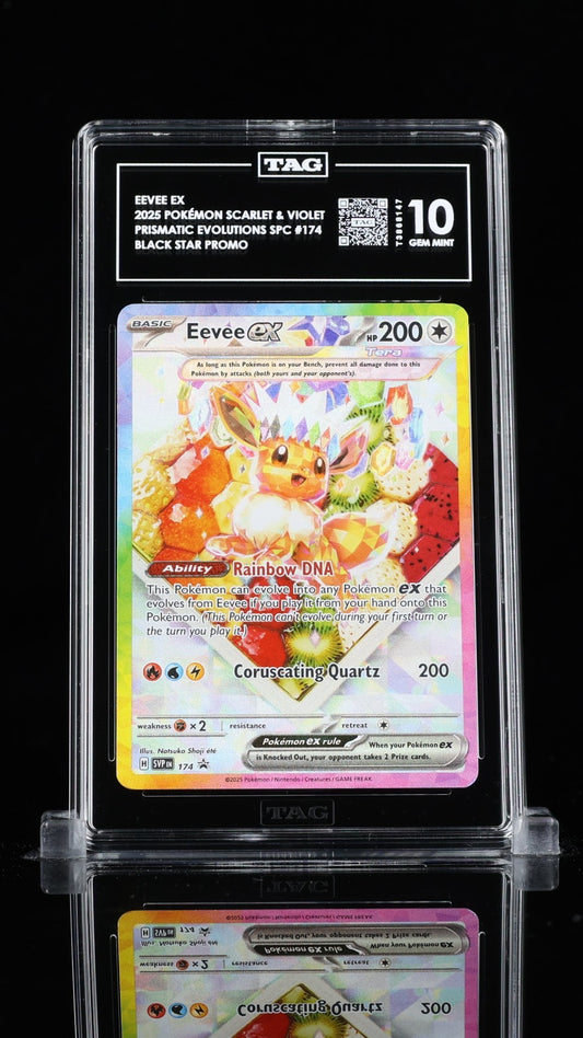 TAG 10 - Fruit Eevee 174 SVP Black Star Promo Prismatic Evolutions UPC Pokemon