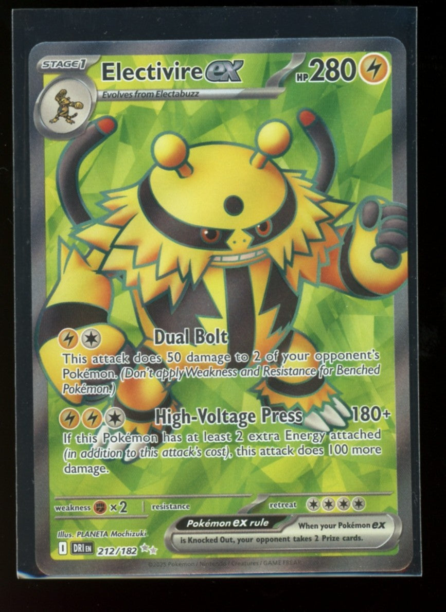 Electivire ex 212/182 Full Art Ultra Rare - Pokemon Destined Rivals - NM