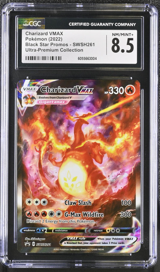 CGC 8.5 - Charizard VMAX SWSH261 Black Star Promo UPC Pokemon Sword & Shield