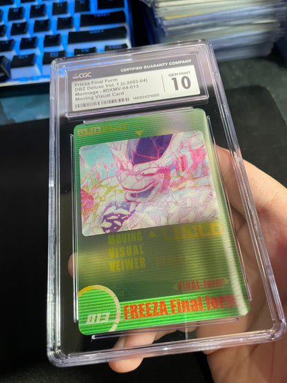 CGC 10 - Frieza Final Form #013 3D Morinaga Dragon Ball Z Wafer Cards Part 1 Gem