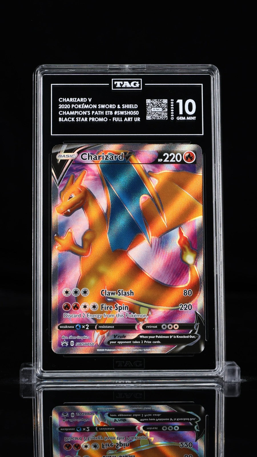 TAG 10 - Charizard V SWSH050 ETB Promo - Champion's Path Pokemon Sword & Shield