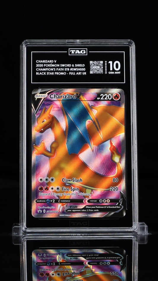 TAG 10 - Charizard V SWSH050 ETB Promo - Champion's Path Pokemon Sword & Shield