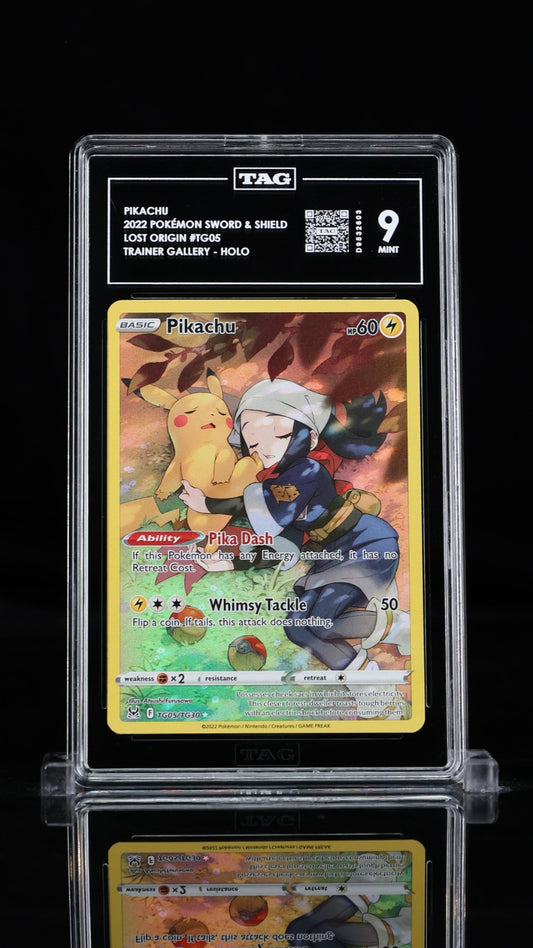 TAG 9 - Pikachu TG05/TG30 - Lost Origin Trainer Gallery Pokemon Sword & Shield