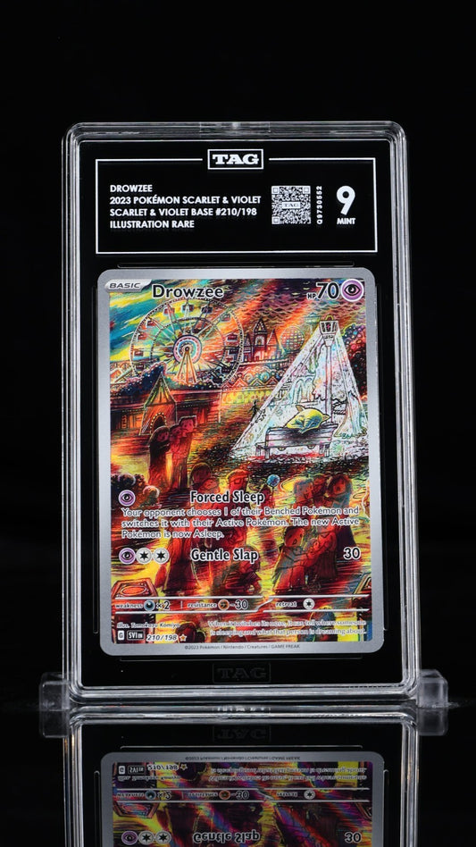 TAG 9 - Drowzee 210/198 Illustration Rare - Pokemon Scarlet & Violet Base Komiya